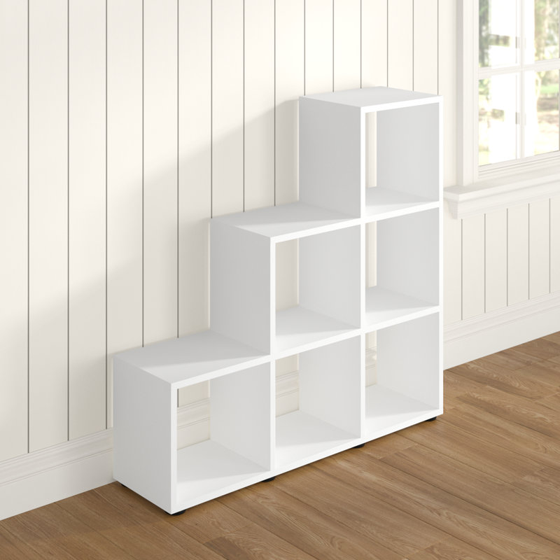 Flounder Cube Bookcase, White