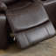 37.4" Wide Breathable Leather Cushion Back Stitching Manual Recliner Chair-1808806802