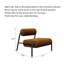 Chaise longue simple de style italien rétro minimaliste