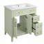 Meuble-lavabo 30 po avec lavabo en céramique-1945612561