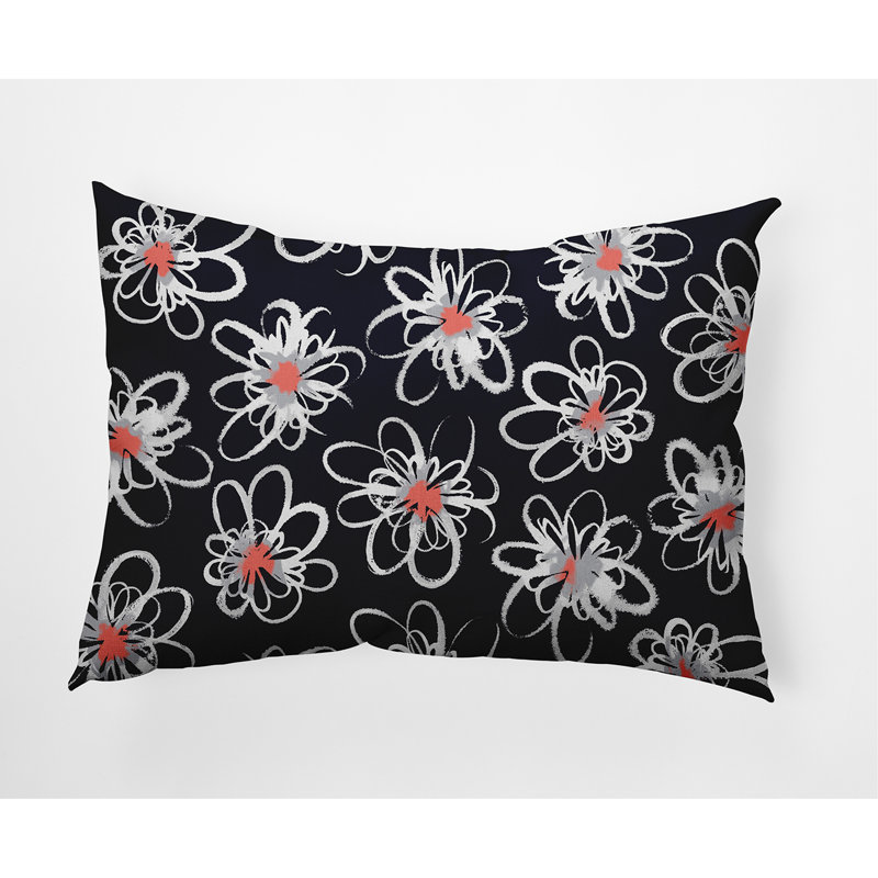 Housse et insert de coussin pour l'extérieur Penelope, Bleu marine