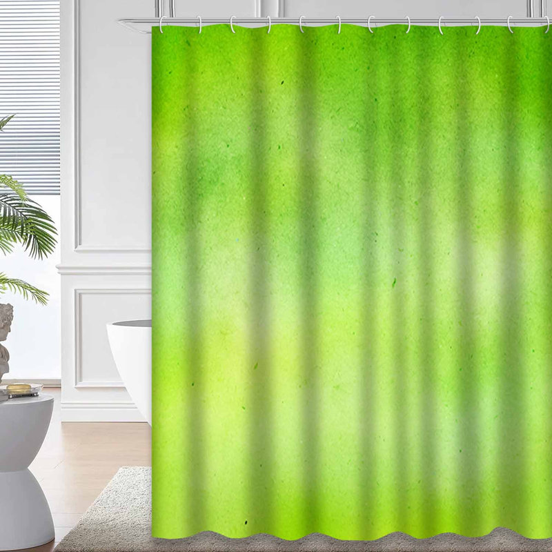 Rideau de douche transparent transparent, rideaux de douche pour la salle de bain avec 12 crochets, 72" L x 78" W