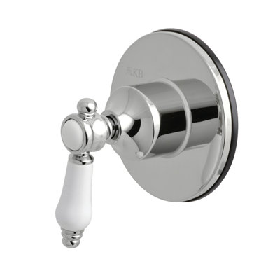 Soupape de déviation à 3 voies avec poignée simple et plaque ronde