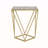 CREATIVE SIMPLE GLASS SIDE TABLE
