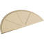Demi-rond signature fronton en uréthane, brun clair apprêté-103268803-113221389-113057099