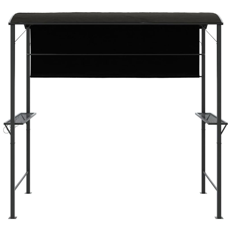 Ameka 2.2m x 1.1m Metal Party Tent, Anthracite
