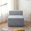Causeuse de canapé simple en forme de cube, conception compacte et légère, chaise longue / repose-pieds polyvalent, rembourrage en mousse robuste, rembourrage épais, peu encombrant pour le salon / la chambre à coucher (AP)-1941306833