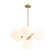 7 - Light Sputnik Design Tiered Chandelier With Globe Shade