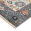 Tapis oriental bleu / gris / rouge en laine noué à la main Emilye-53153108