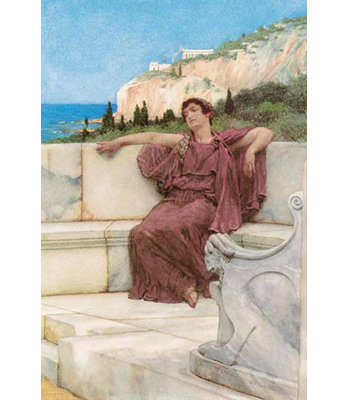 « female » par sir lawrence alma-tadema-impression sans cadre
