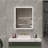 Camden 36" x 36" Square LED Wall Mounted Mirror With Defogger, Adjustable Temperature, Brightness, and Memory Settings-105711136-105711141