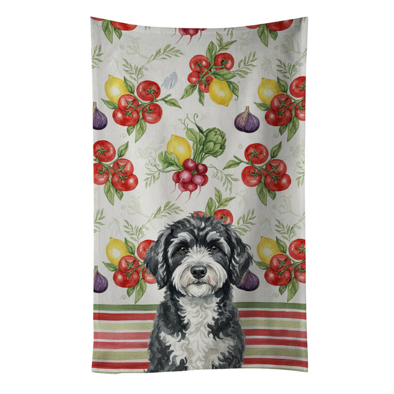 Serviette de cuisine Portugaise, Portuguese Water Dog