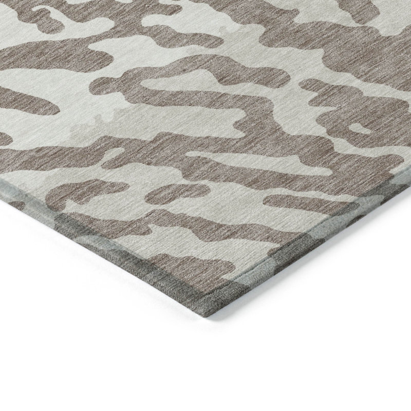 Malek Animal Print Indoor Rug, Rectangle 2'6" x 3'10"
