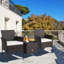 Maxcine Metal Outdoor Dining Armchair with Cushions