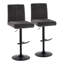 Tabouret de bar réglable avec repose-pieds arrondi Harrison-109578116