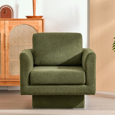 360° Swivel Accent Chair, Padded Lounge