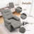KORSER Recliner Chair, Pushback  Recliner For Living Room, Small Recliner For Small Space, Side Pockets-1832708858