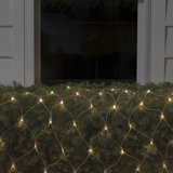 LED Wide Angle Net Style Column Wrap Christmas Lights White Wire