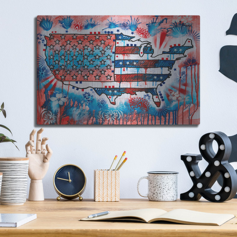 «America United» par Dean Russo, H 12 po x l 16 po