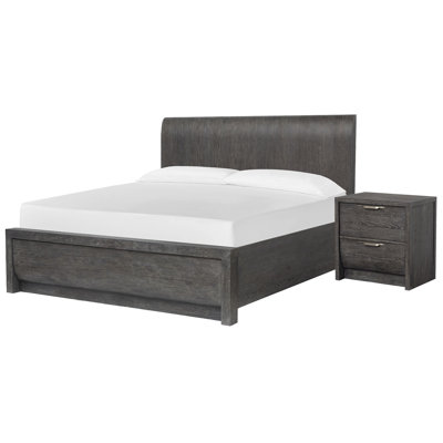 Queen Panel Bed With Nightstand