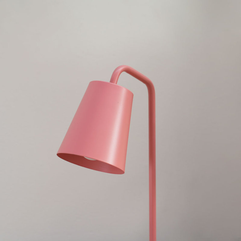Reubin Metal Table Lamp, No, Pink