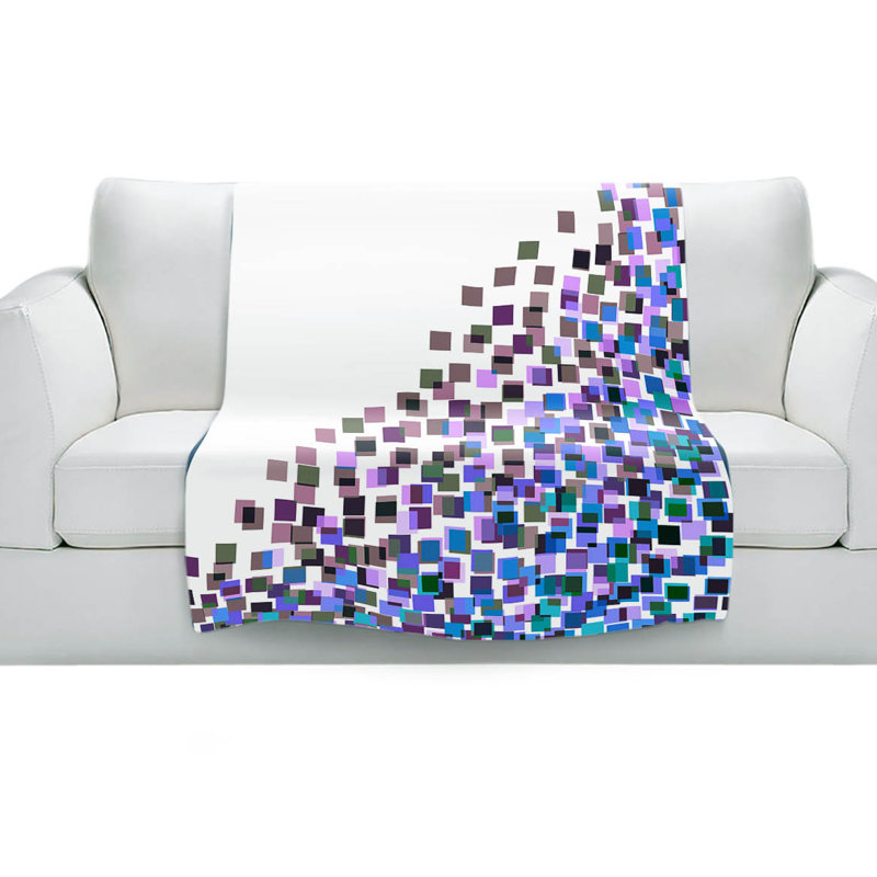 Couverture numérique sherpa 5 doux splash, l 68 po x L 80 po