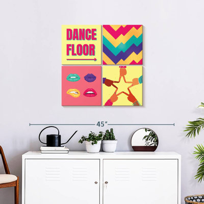 Tergel Retro Dance Floor Typography