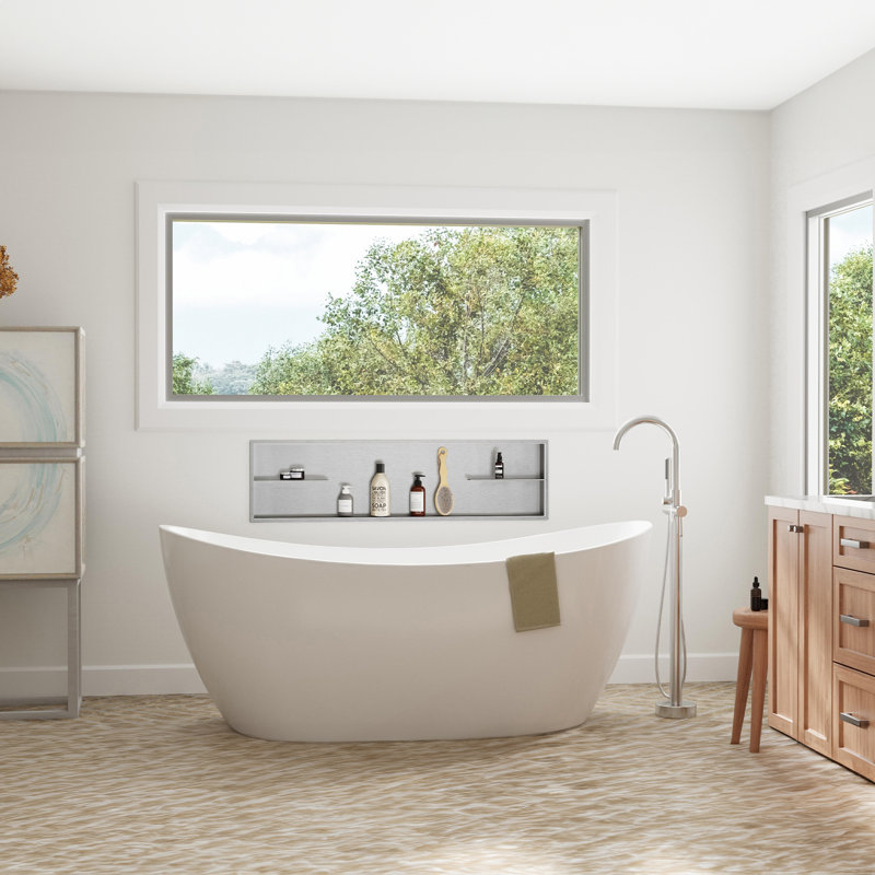 Bathtub Filler, Brushed Nickel