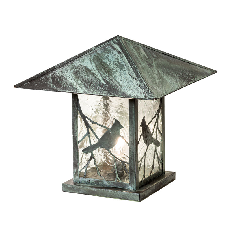 Luminaire sur pied H 18 po Seneca Verdigris
