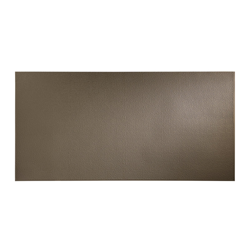 FASÄDE Hammered Decorative Vinyl 4'X8' Wall Panel, Argent Bronze