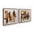 Cadre flottant en noyer