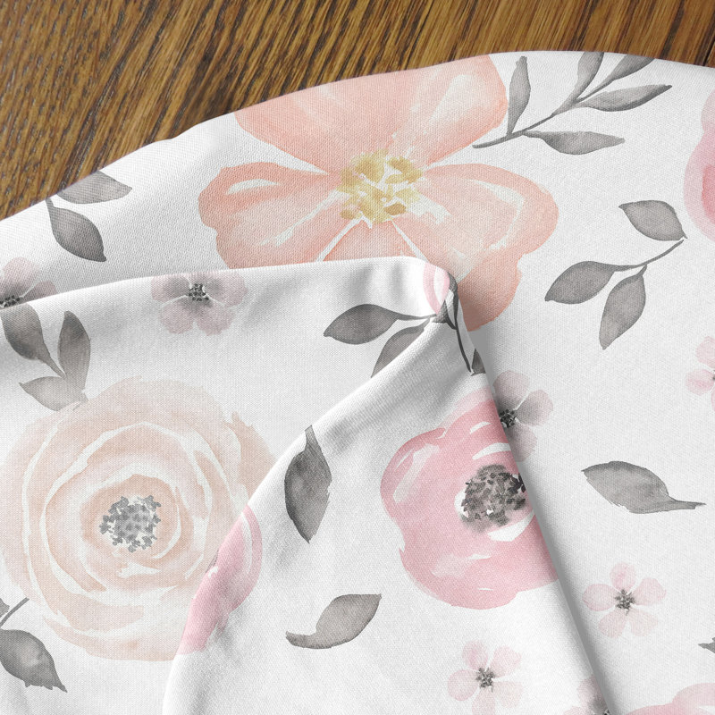 Housse de coussin d'allaitement Watercolor par Sweet Jojo Designs, Rose/gris