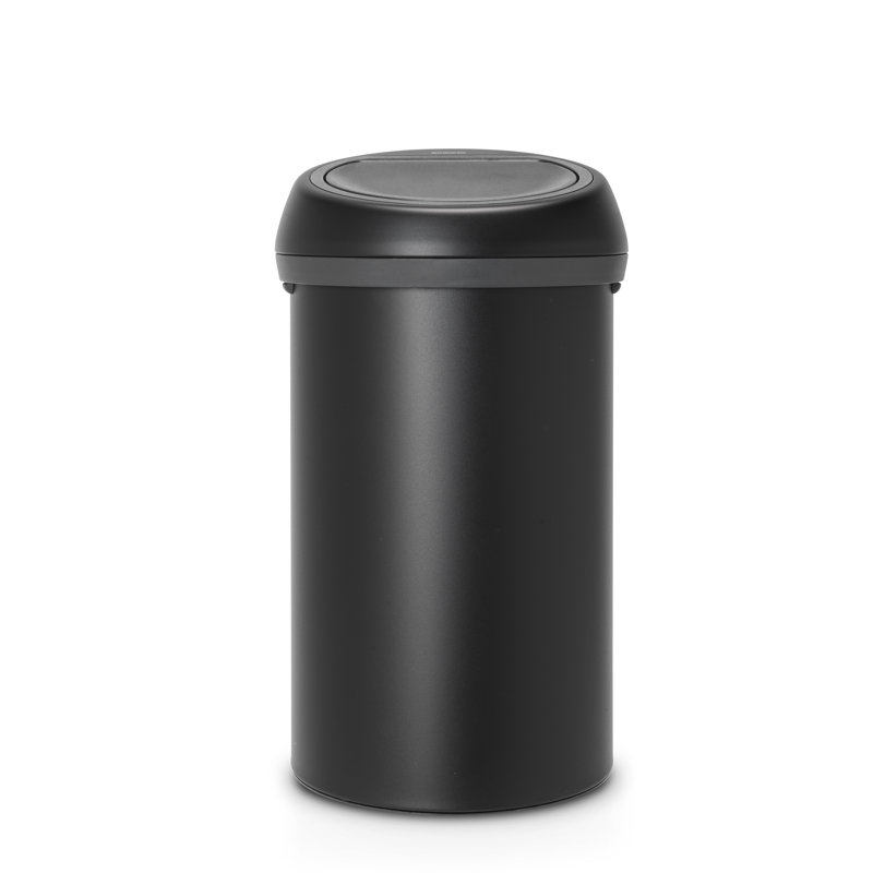 Brabantia 60 Litre Touch Bin, Mineral Moonlight Black