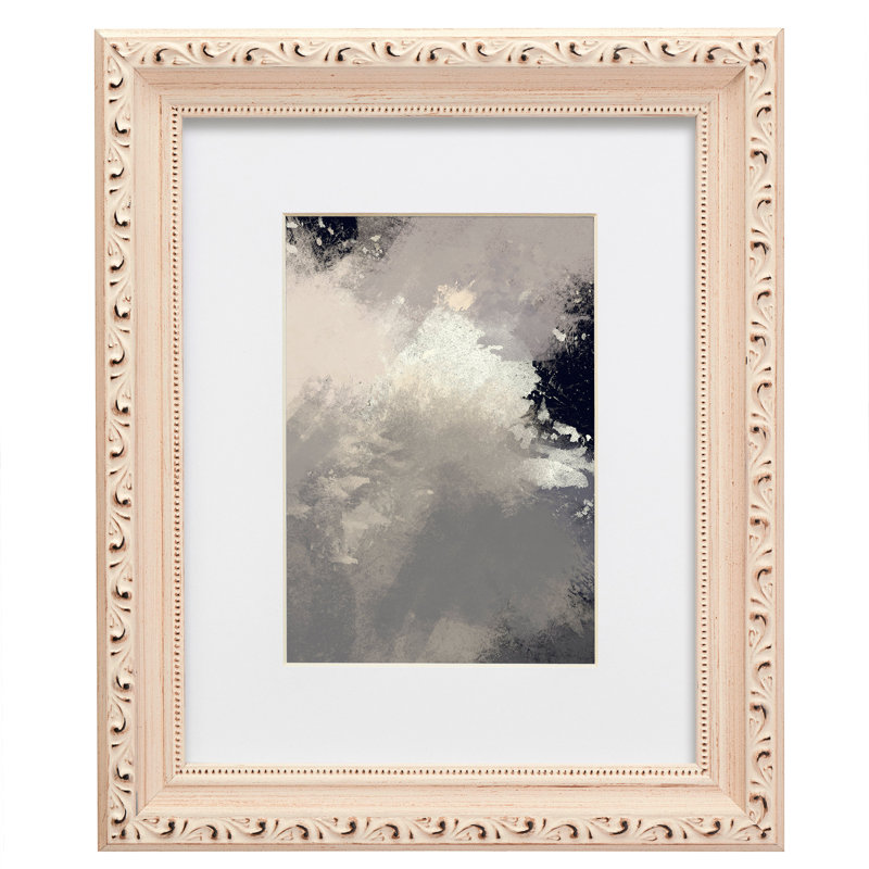 Cadre photo Arlena, Blanc cassé, 10 po x 12 po emmêlé à 8 po x 10 po