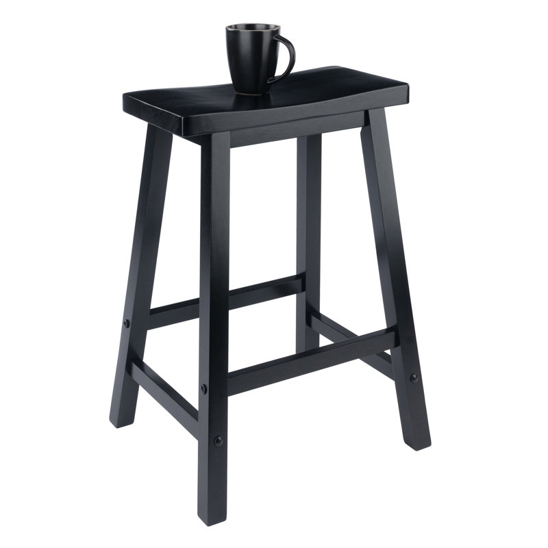 Tabouret de comptoir et de bar Irieana, Noir, Tabouret de comptoir (assise de 24 po de hauteur)