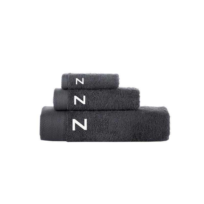 Dierks 3 pcs Towel Set, Anthracite, Z