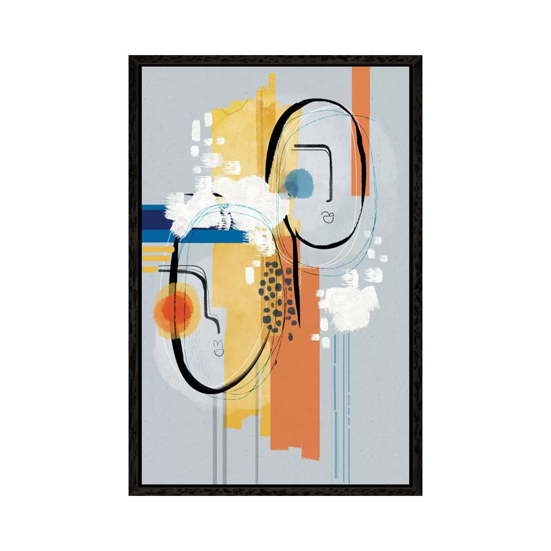 Brave - Print on Canvas, Black Framed, 101.6 cm H x 66.04 cm W