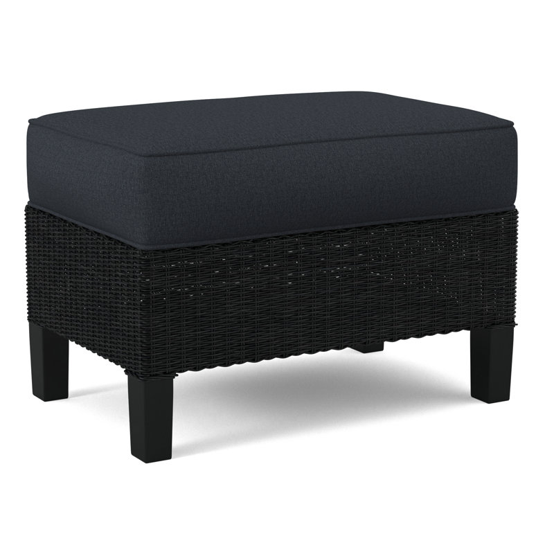 Gibraltar Ottoman, Black, Gray Sugar Performance; 0863-84