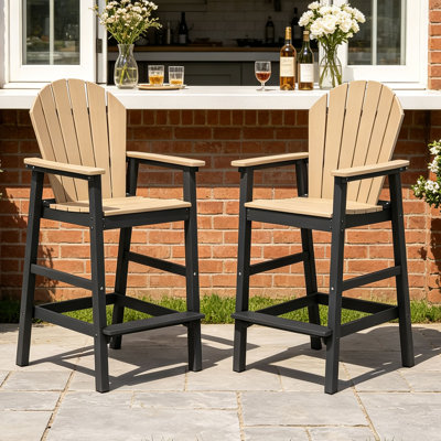 Tabouret de bar en PEHD Adirondack