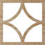 Médaillon de plafond ajouré en bois Statesman-63412326-63412329