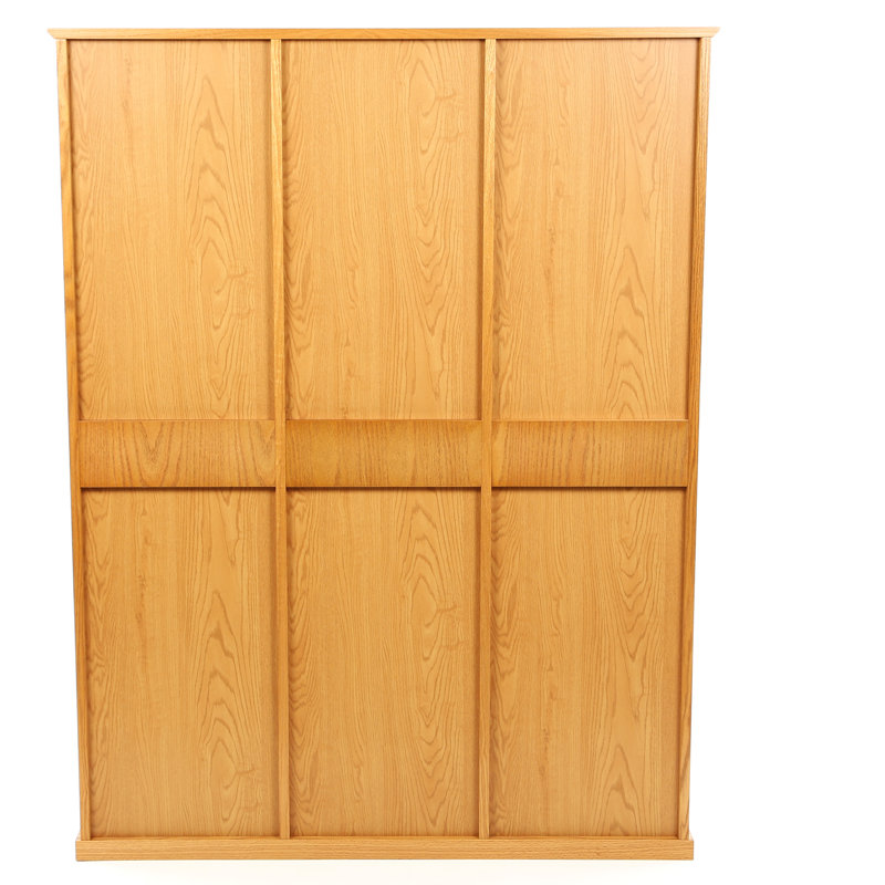 Armoire multimédia autoportante, Chêne