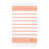 Orange / blanc est en rupture de stock