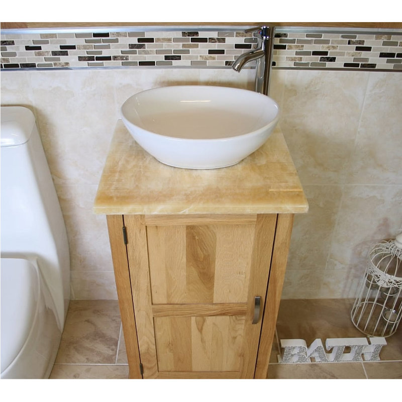 Cozart 500mm Single Bathroom Vanity with Basin, Golden Onyx