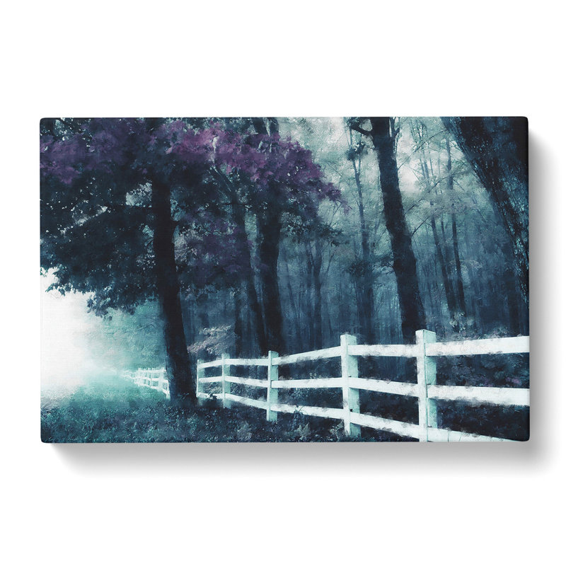CAN2043CAN The Forest Edge Painting - Wrapped Canvas Print