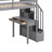 Twin Loft Bed With Drawers,Desk And Stairs-2098774152