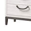 2 Drawer Nightstand In Contemporary Style - Solid Wood Beige White Bedroom Furniture And Drawers Function