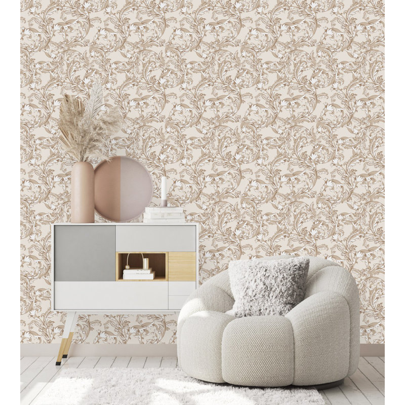 Floral Tile, 2.08' W x 10.42' L