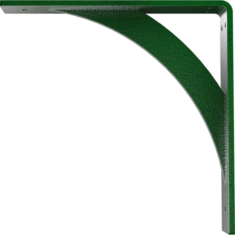 Legacy 10'' Hammered Gold Steel Bracket for Versatile Shelving