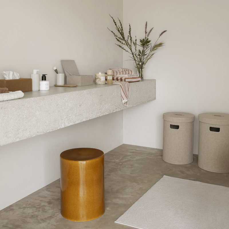 KUA Bathroom Tumbler - Moonbeam (beige), Brown
