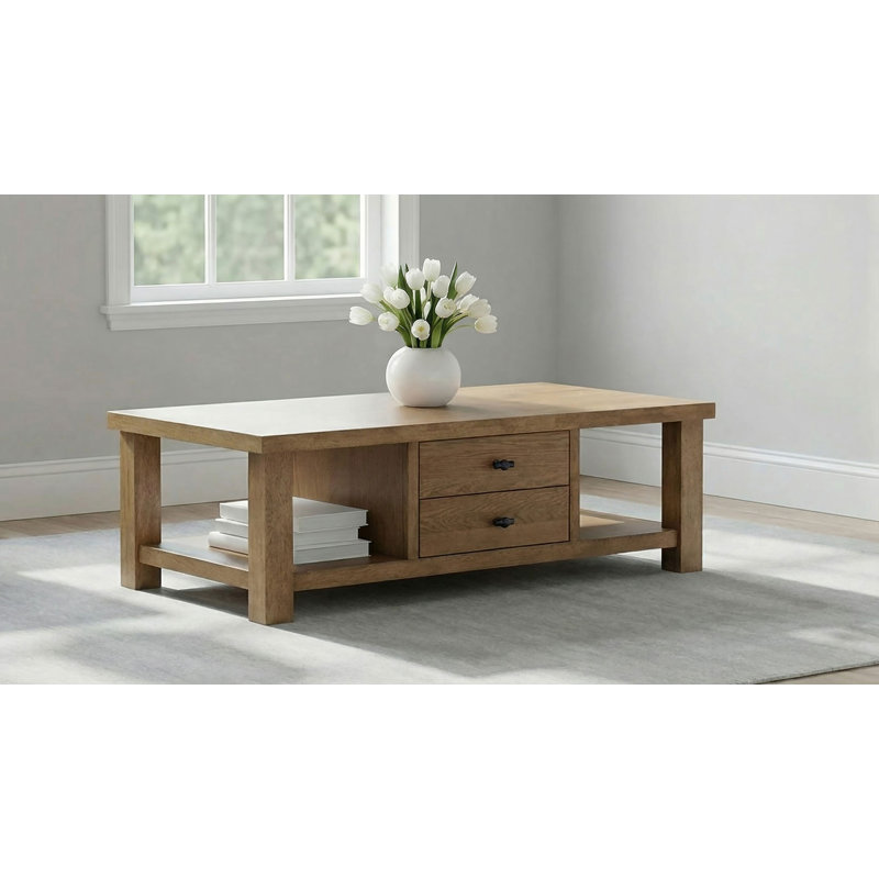 Table basse 2 tiroirs Beasley